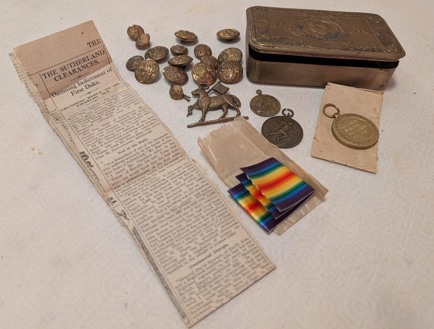 WW1-Victory Medal pte J Wray 23191 The Queens Regiment War Casualty