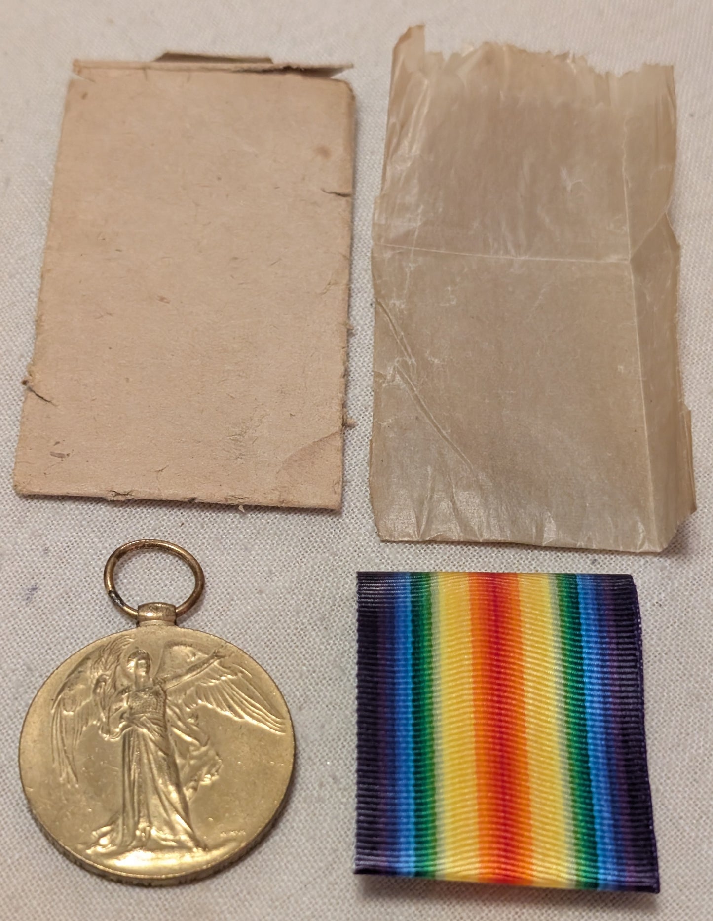 WW1-Victory Medal pte J Wray 23191 The Queens Regiment War Casualty