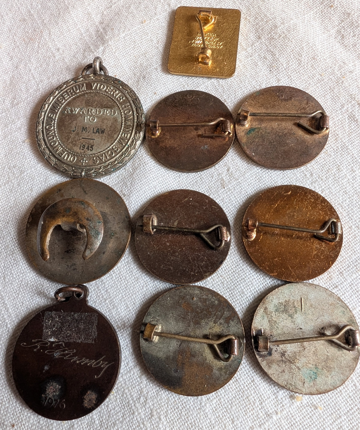 Vintage Swimming & life saving medals & badges