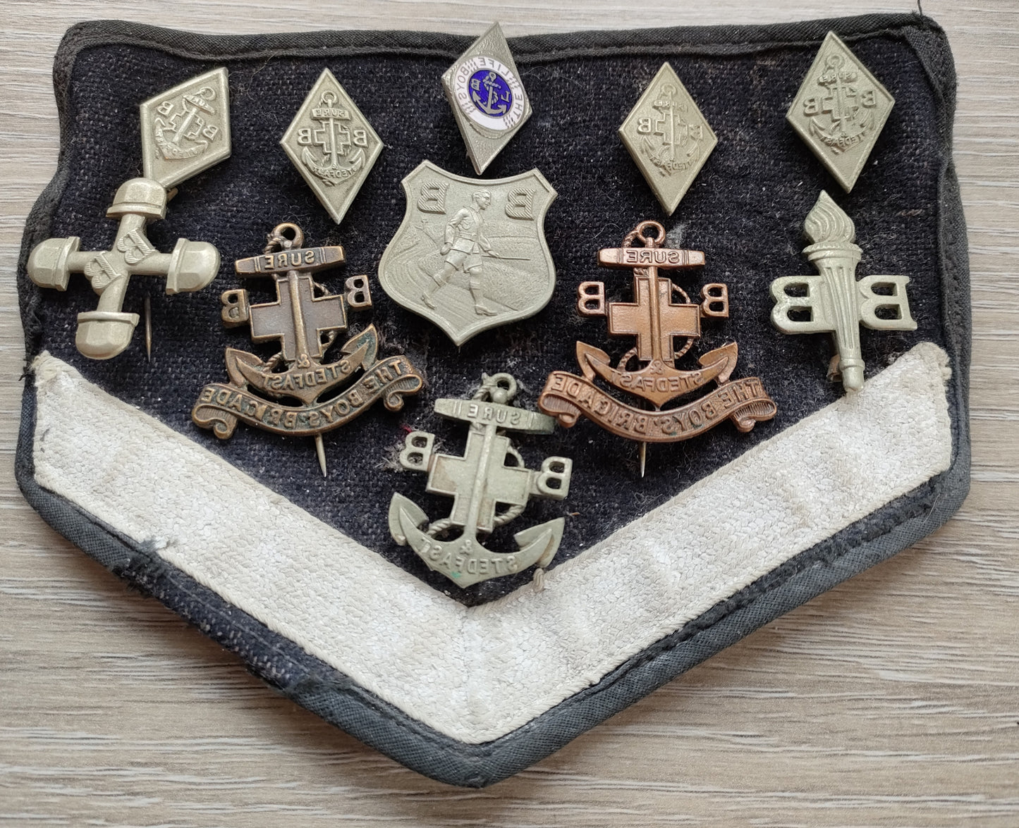 Vintage boys brigade Badges Collection