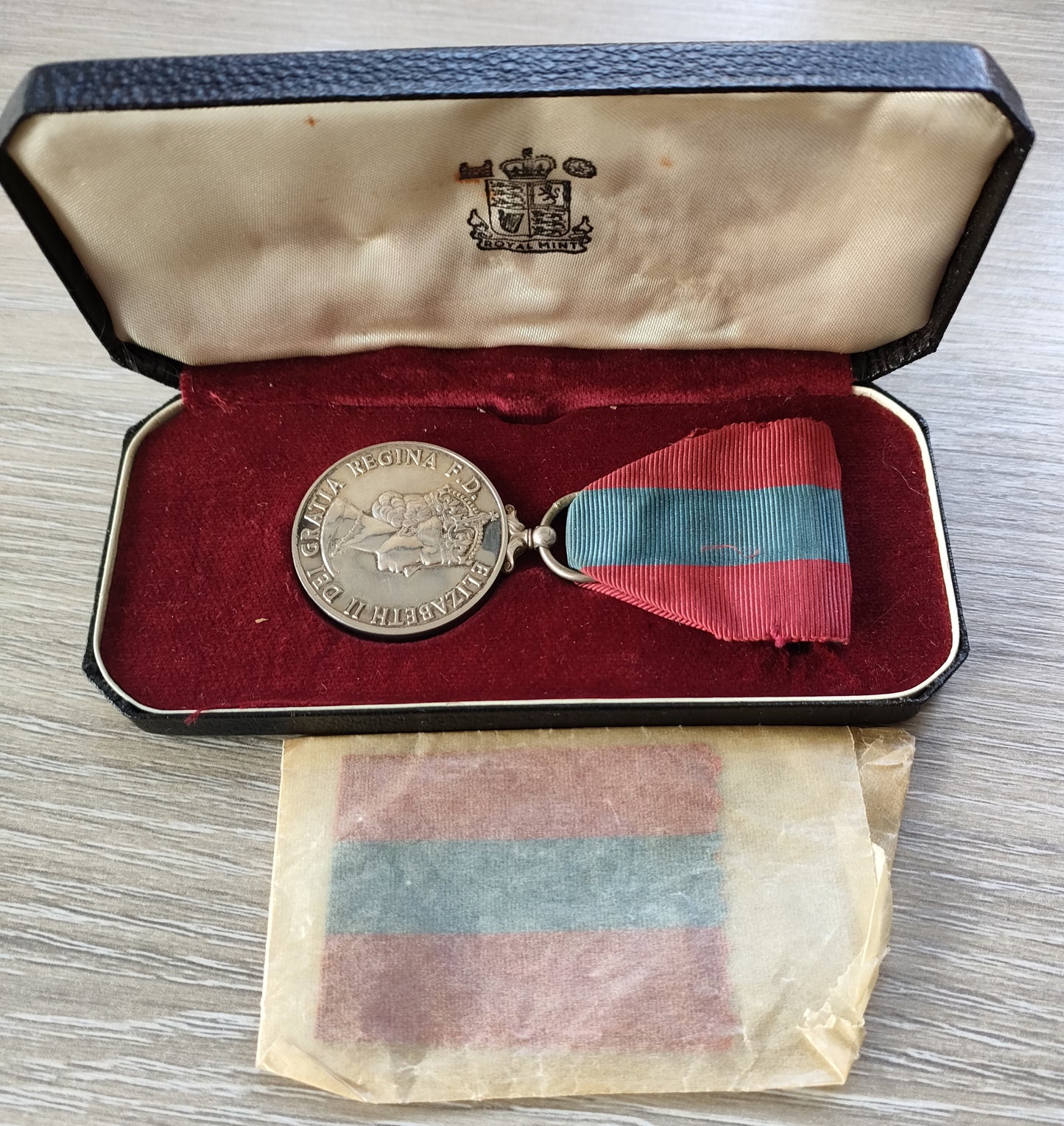 Imperial service medal-Cyril David Wells