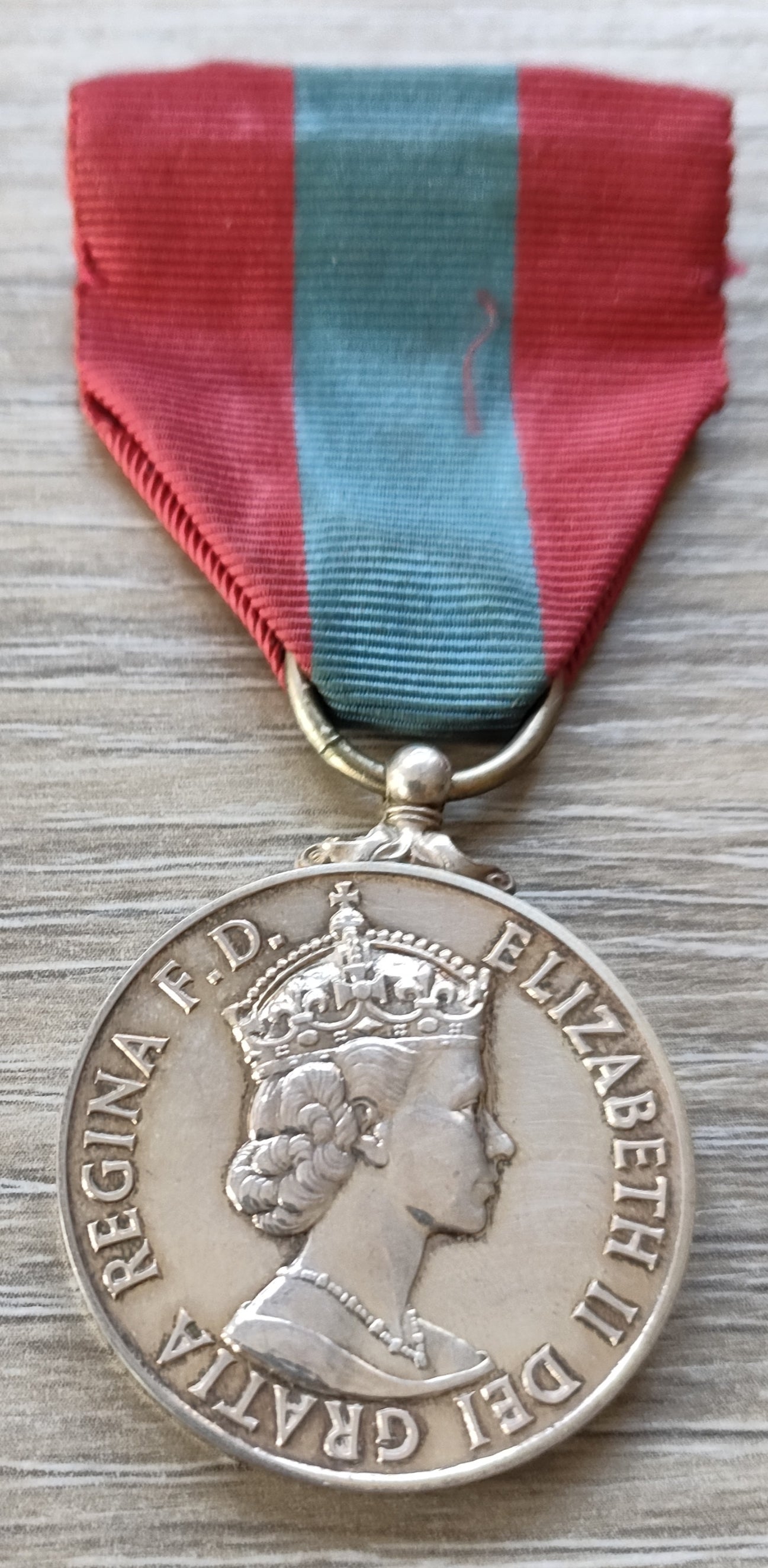 Imperial service medal-Cyril David Wells