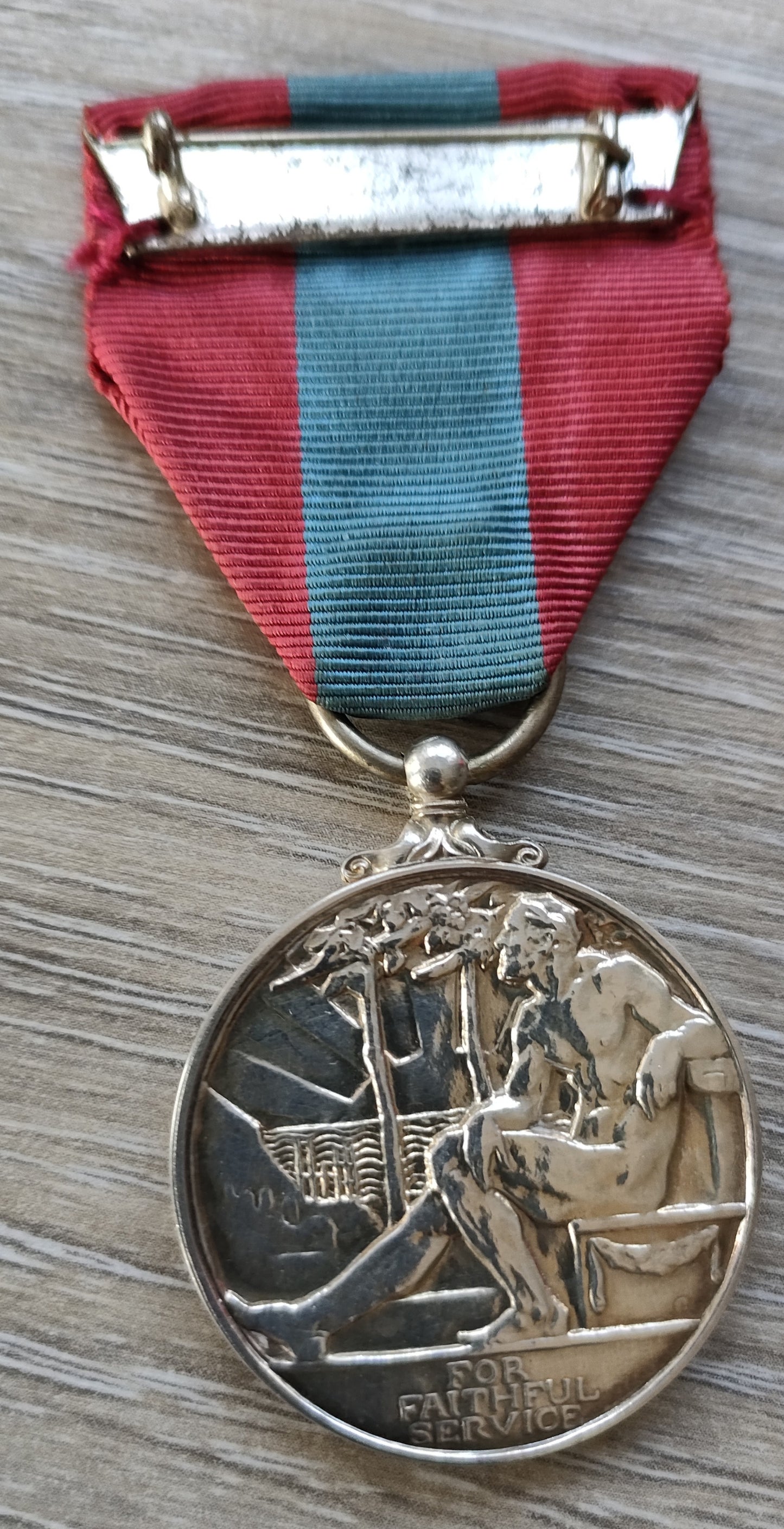 Imperial service medal-Cyril David Wells