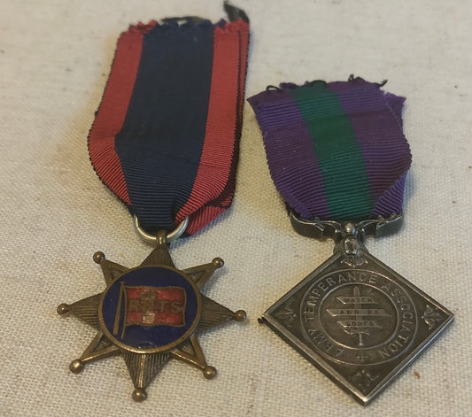 WW1-Navy/Army Temperance medals