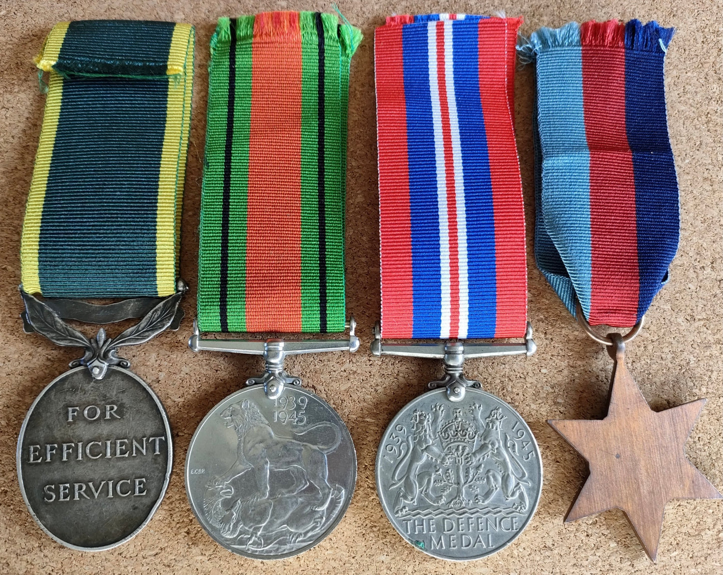 WW2-Yorkshire Hussars medal group