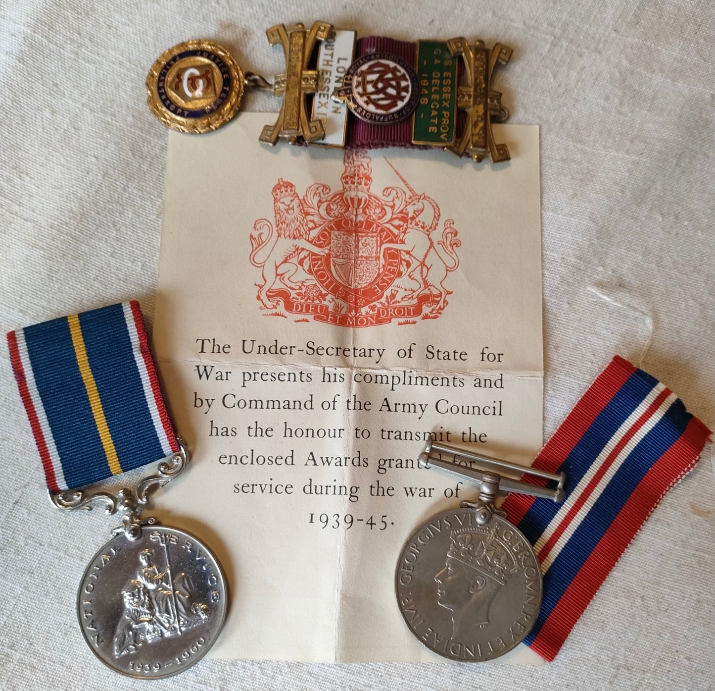 WW2-Medals & campaign certificate