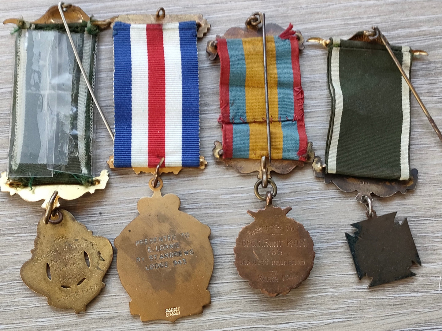 Masonic jewels medals memorabilia-Job lot