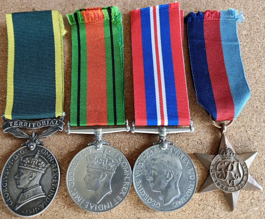 WW2-Yorkshire Hussars medal group