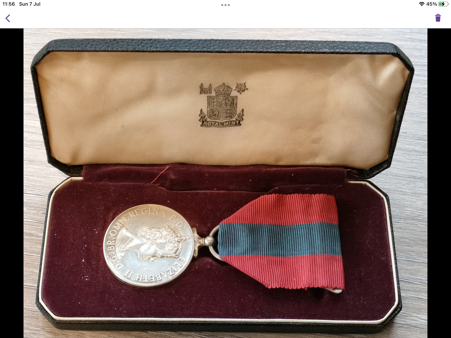 WW2- Late issue medal group & Imperial service medal