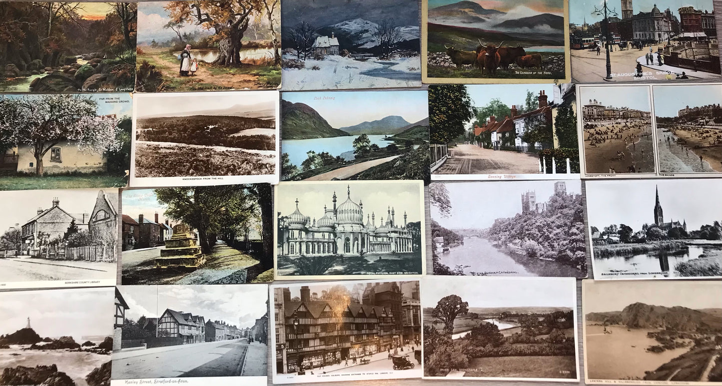 Edwardian postcard collection