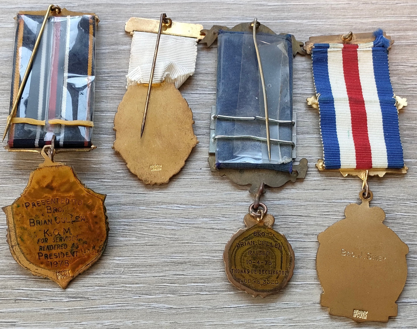 Masonic jewels medals memorabilia-Job lot