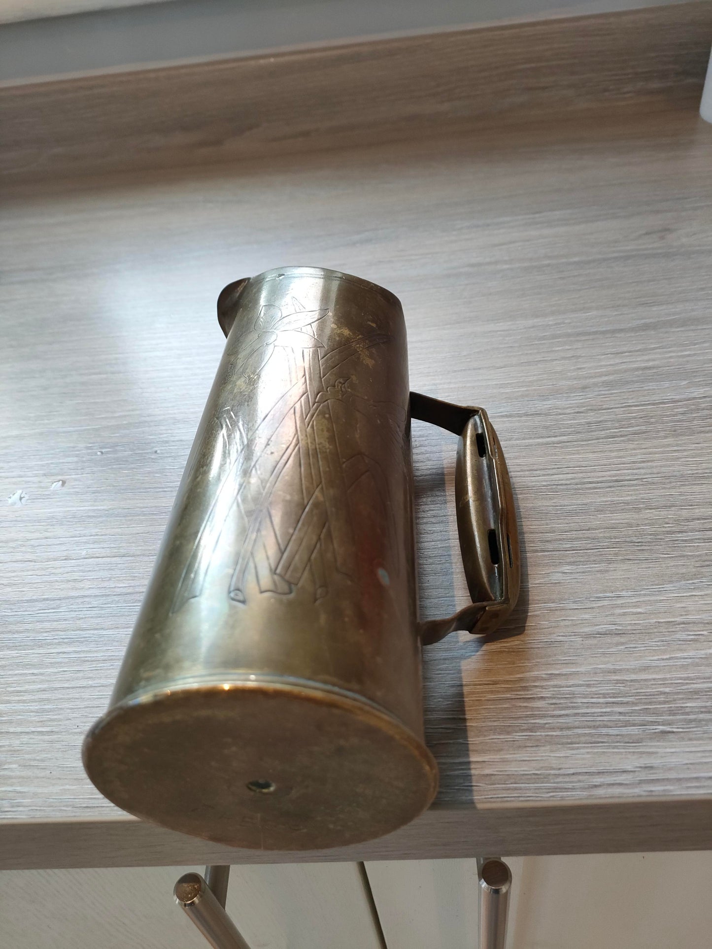 WW1-Trench art jug & Bugle