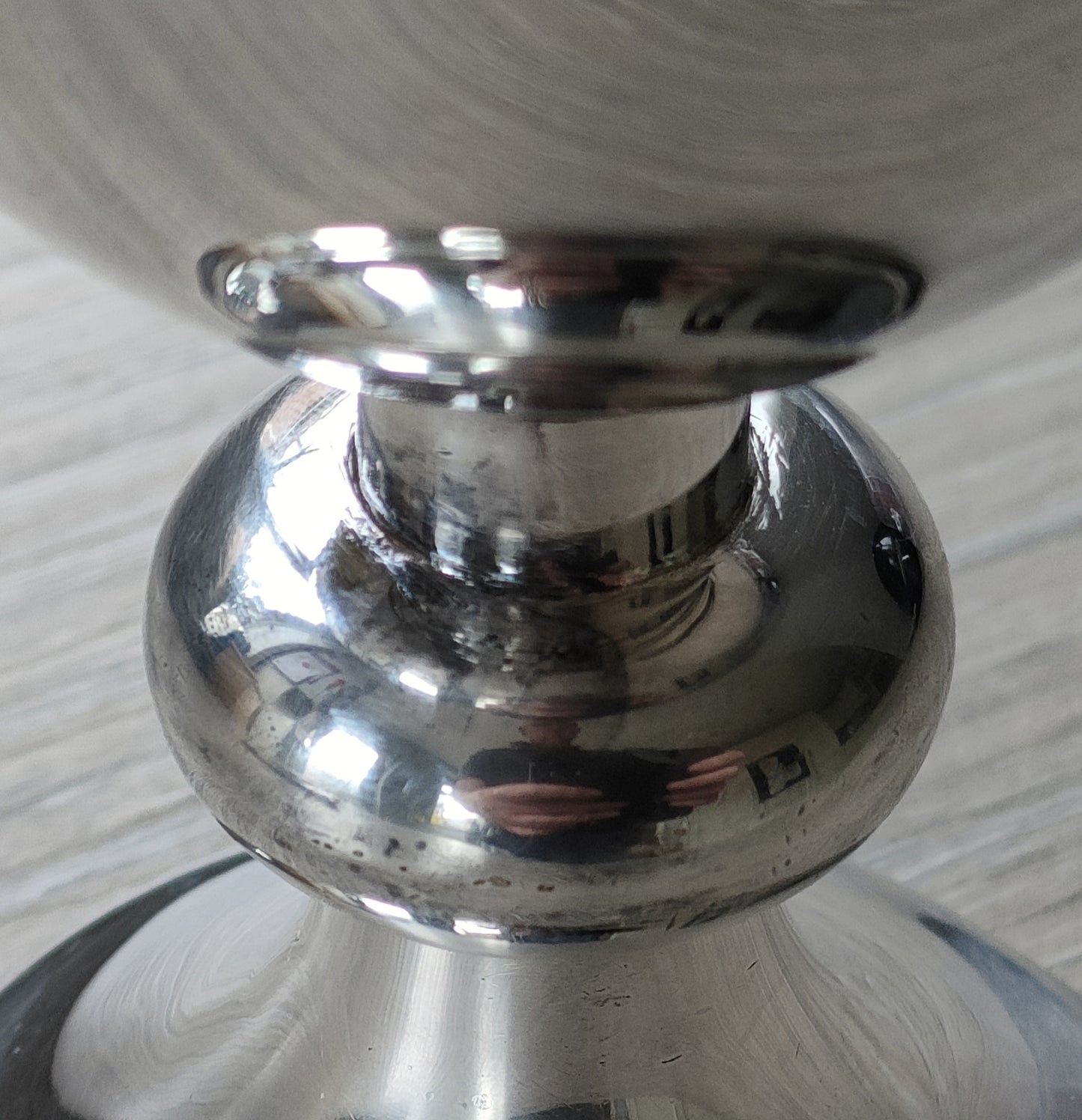 WW2-Military Silver Plated Chalice with photo of Army Chaplin