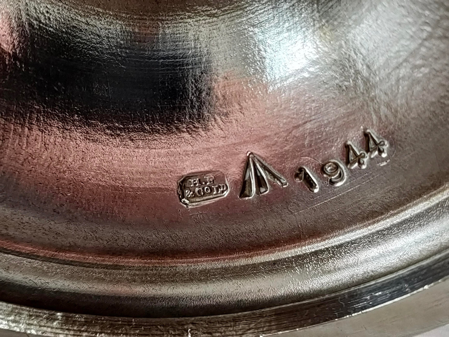 WW2-Military Silver Plated Chalice with photo of Army Chaplin