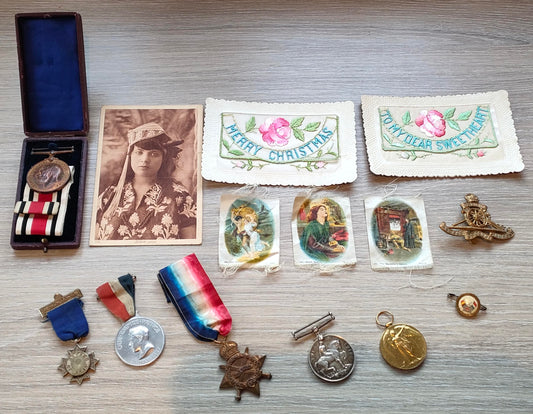 WW1-FAMILY MEDAL GROUP