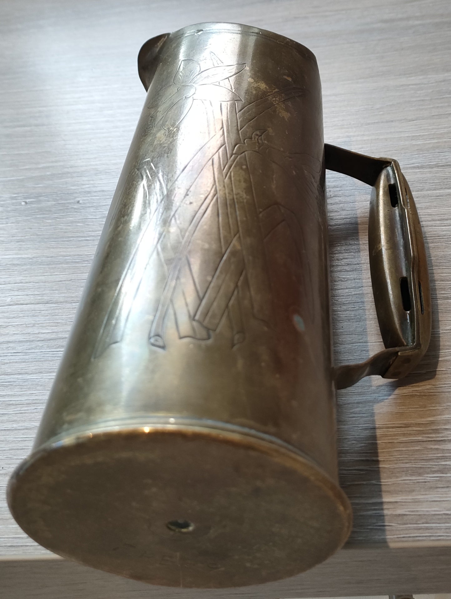 WW1-Trench art jug & Bugle